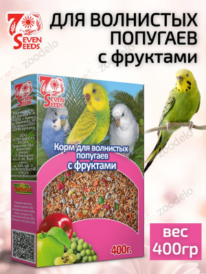 сесь семян корм для волнистых с фруктами