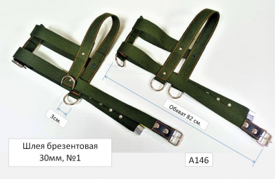 Шлея брезент. №1, А146
